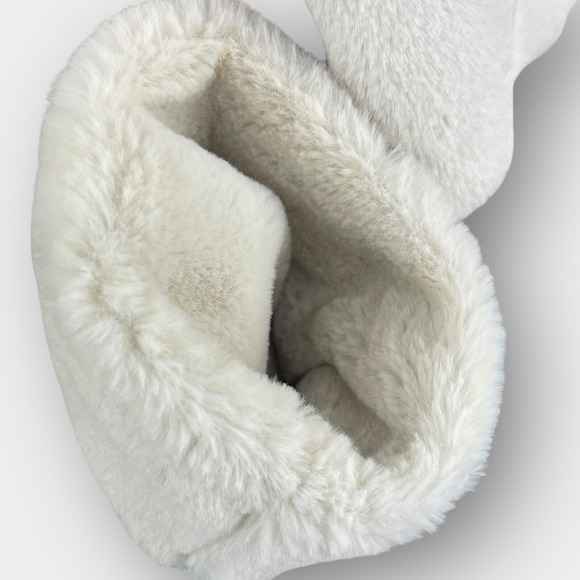 Signature Collection Fur Lined Faux Suede Jacket Tan Large Winter - Picture 8 of 11